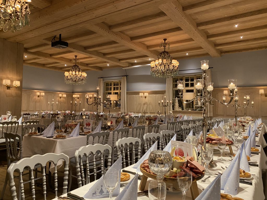 Weihnachtsfeier M&uuml;nchen Festsaal